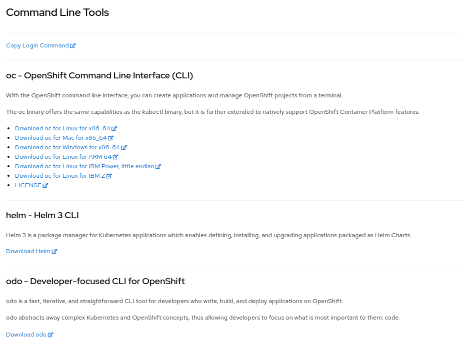 Command Line Tools